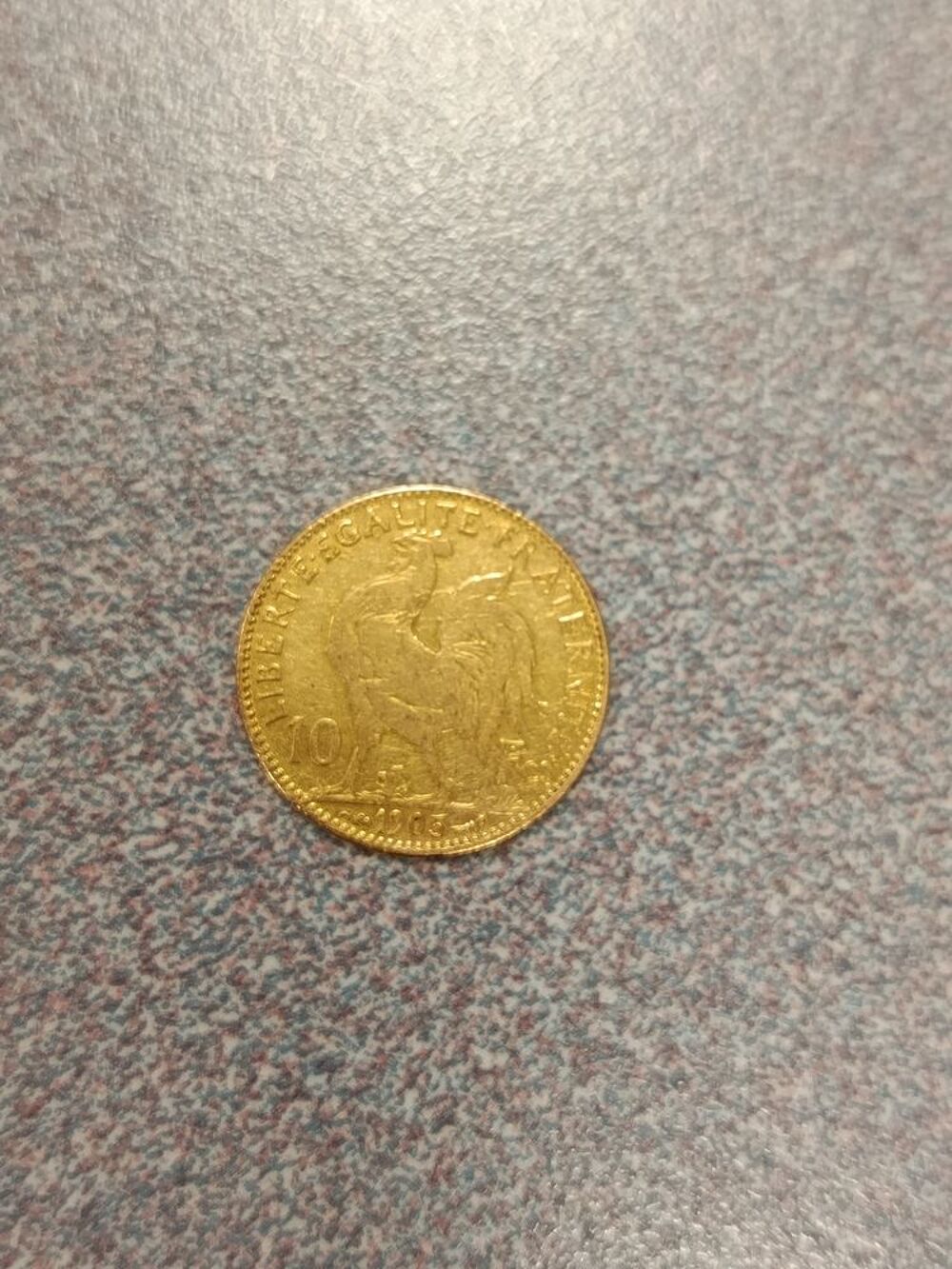 Pi&egrave;ce 10 francs OR Coq/Marianne de 1905 