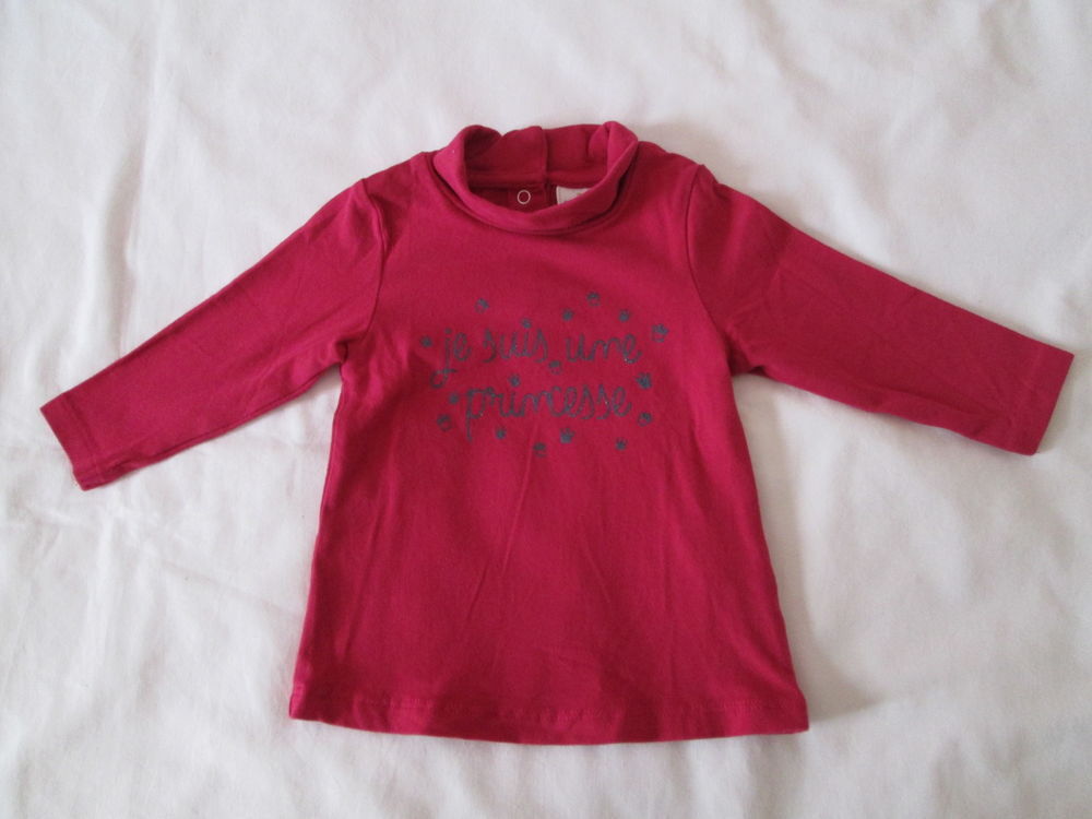 Tee-shirt Fuchsia Tape A l'Oeil Vtements enfants