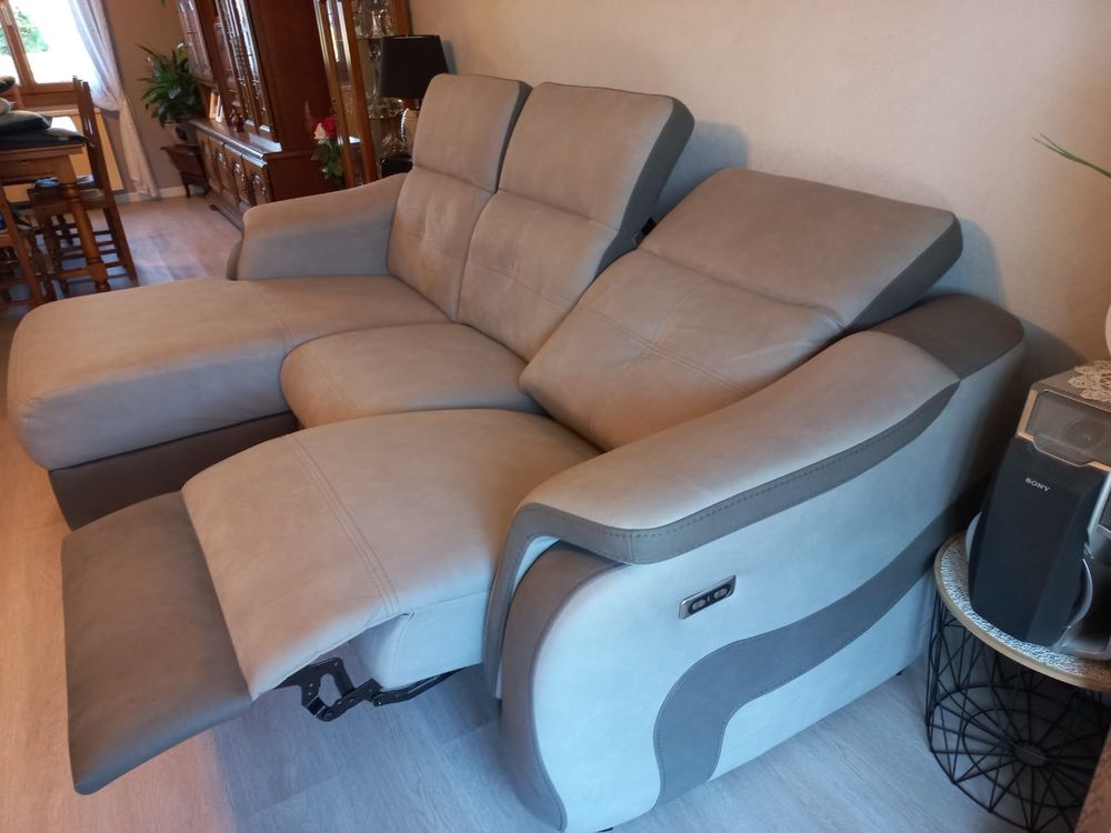 CANAP&Eacute; AVEC M&Eacute;RIDIENNE ET RELAX &Eacute;LECTRIQUE Meubles