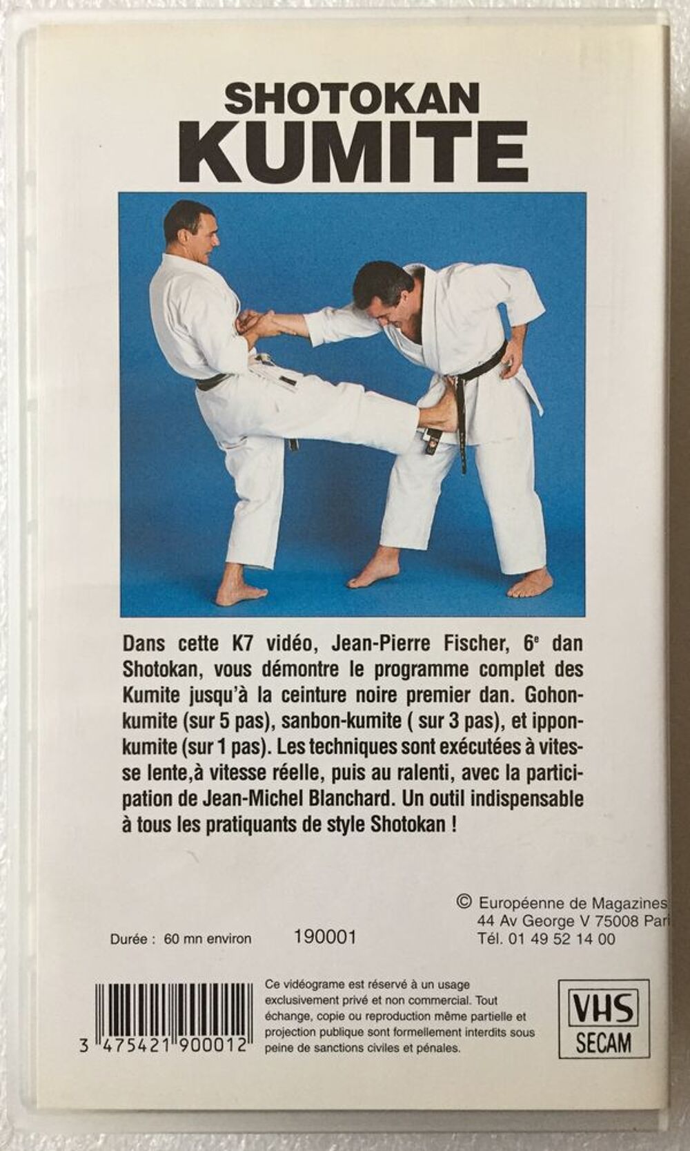 SHOTOKAN KUMITE par Jean Pierre Fischer 6 Dan Sports