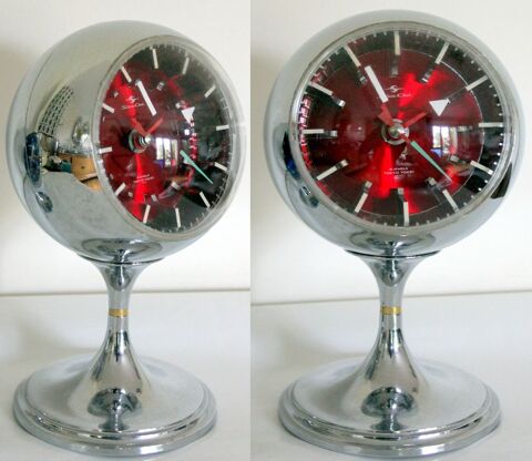 R�veil SILICON CLOCK Tokyo 1970 Space Age pied tulipe 210 Issy-les-Moulineaux (92)