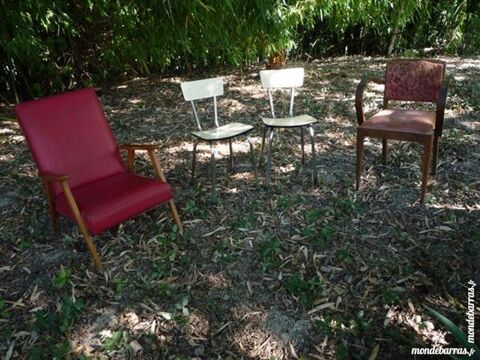 Fauteuil bridge/1950 ska�,chaise formica,d�co 15 Castres (81)