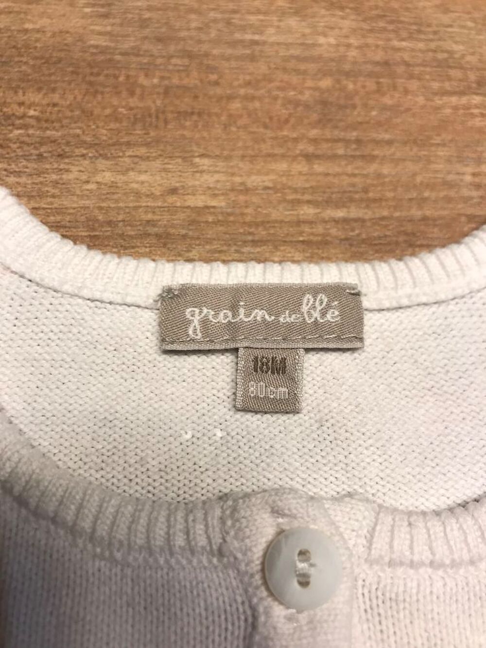 Gilet enfant fille " Grain de bl&eacute; " Vêtements enfants