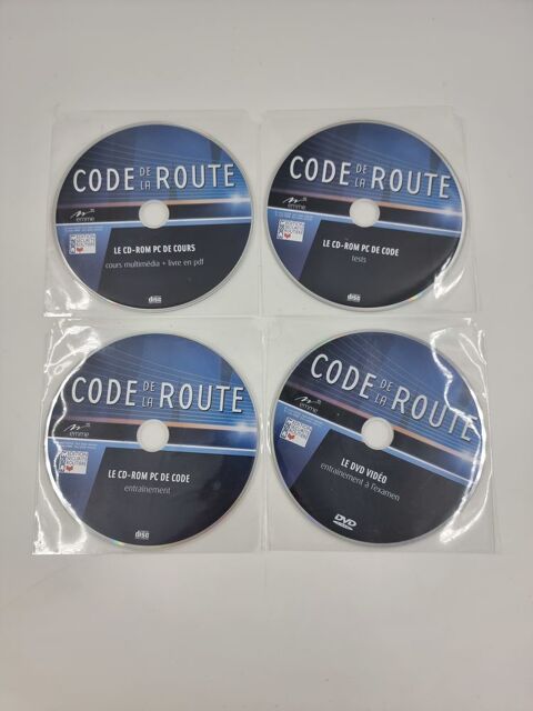 Logiciel PC Code de la Route (comprend 4 CD) en loose 1 Vulbens (74)
