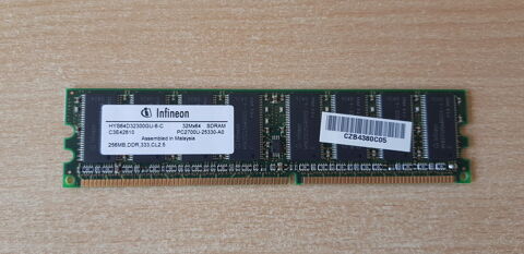 Carte mmoire pour PC Infineon 32Mx64 256MB SDRAM DDR PC 10 Carnon Plage (34)