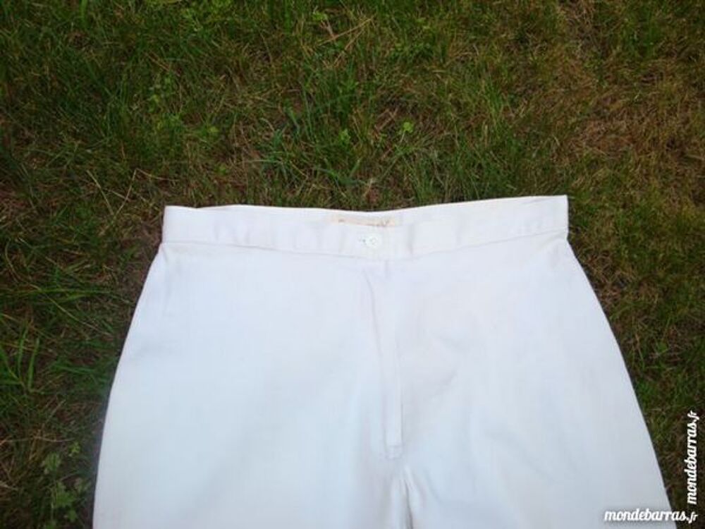 Pantalon blanc extensible Vtements