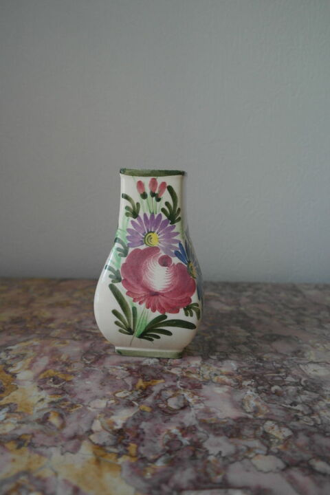 Petit vase Saint Clément décor floral Art déco 40 Angers (49)