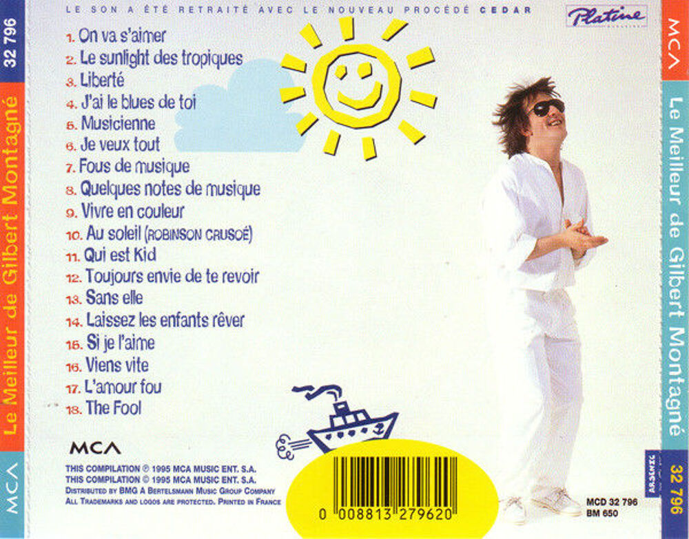 cd Gilbert Montagn&eacute; Le Meilleur (&eacute;tat neuf) CD et vinyles
