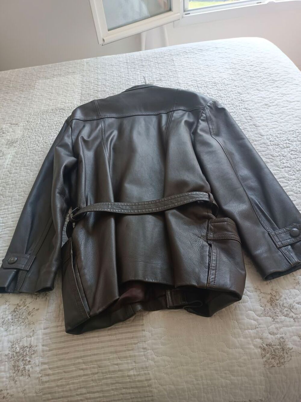 Blouson cuir Maroquinerie