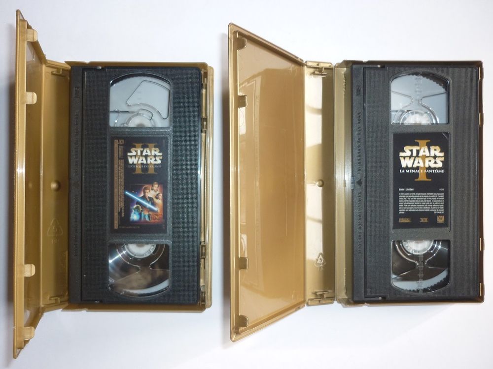 STAR WARS 3 VHS Trilogie 1997 + VHS I (1999) VHS II (2002) Photos/Video/TV