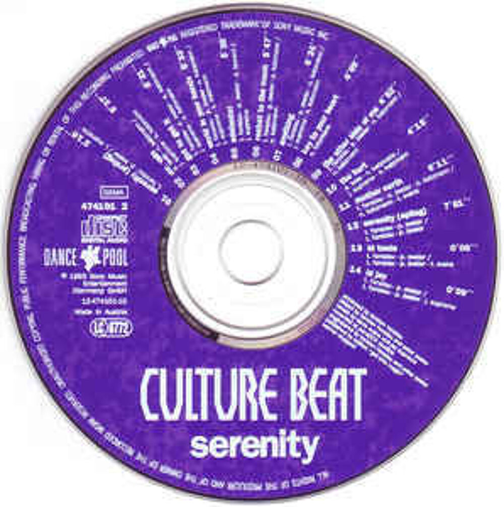 cd Culture Beat ?? Serenity (etat neuf) CD et vinyles