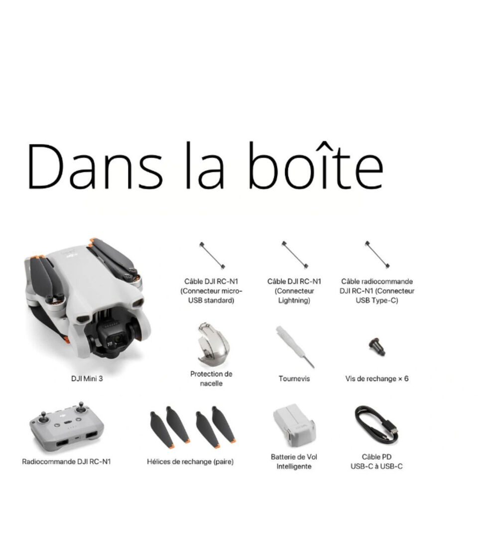 Drone dji mini 3 avec t&eacute;l&eacute;commande neuf Jeux / jouets