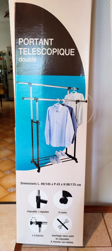 Portant t�lescopique double 8 Paleyrac (24)