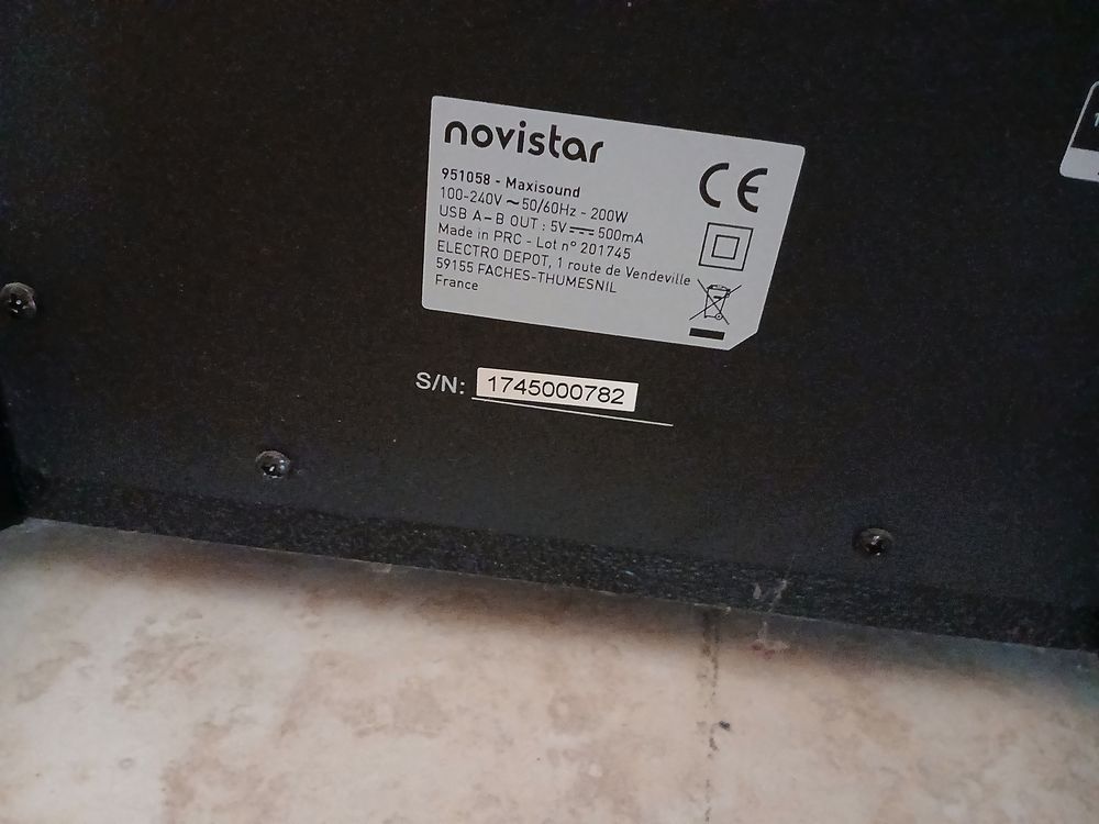 Colonne Enceinte 200 w
Audio et hifi