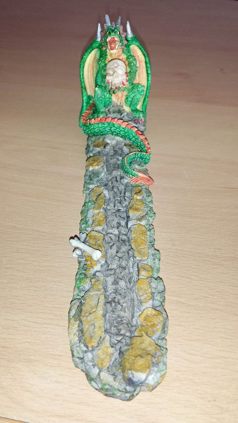 Porte encens DRAGON VERT Décoration