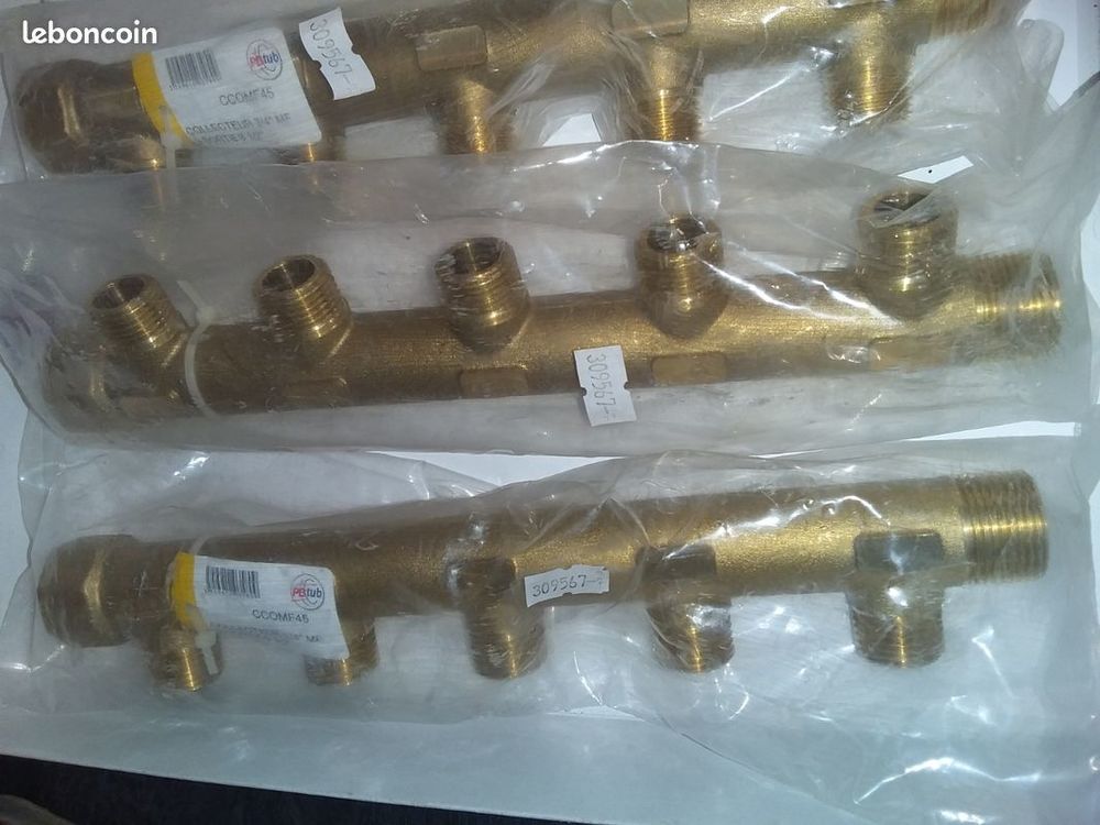 Collecteur Classique 3/4"- 1/2" Entraxe 50mm-&Oslash; corps Bricolage