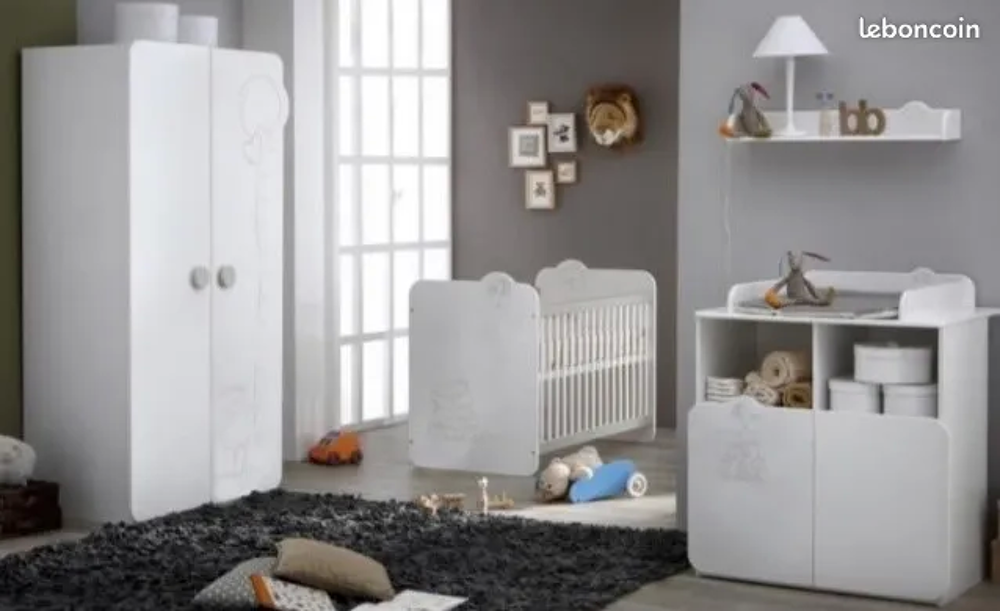 Chambre Compl&egrave;te B&eacute;b&eacute; Ours Teddy Meubles