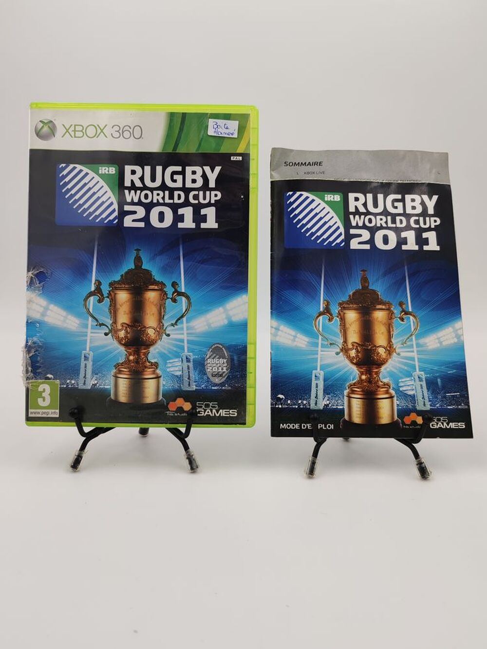Jeu Xbox 360 Rugby World Cup 2011 en boite, complet Consoles et jeux vidos