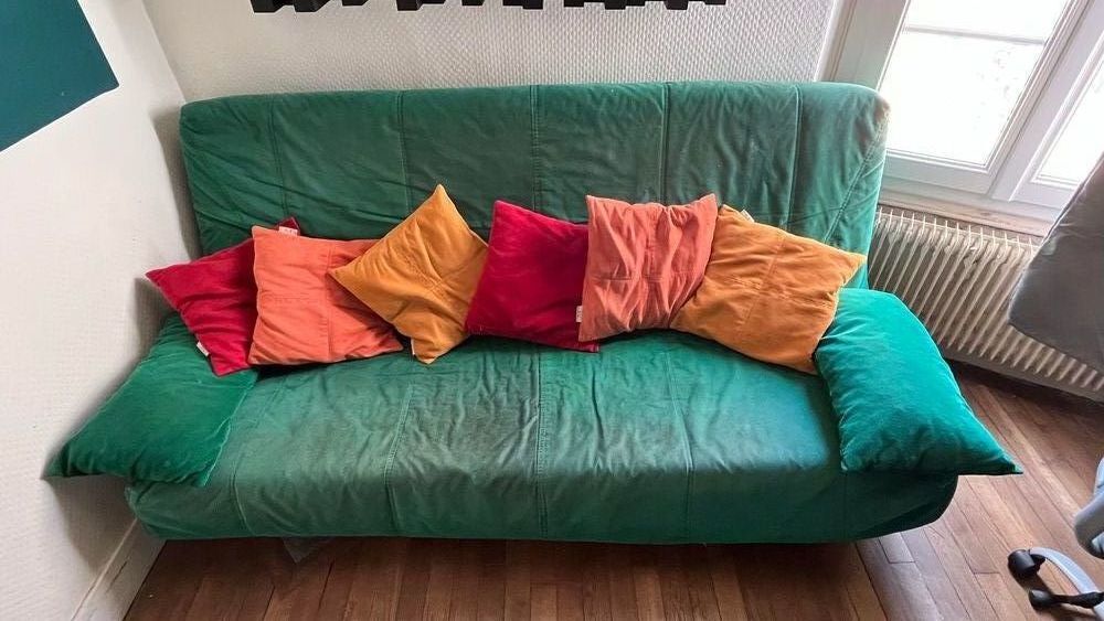 Canap&eacute; Clic-Clac Bultex Vert Meubles