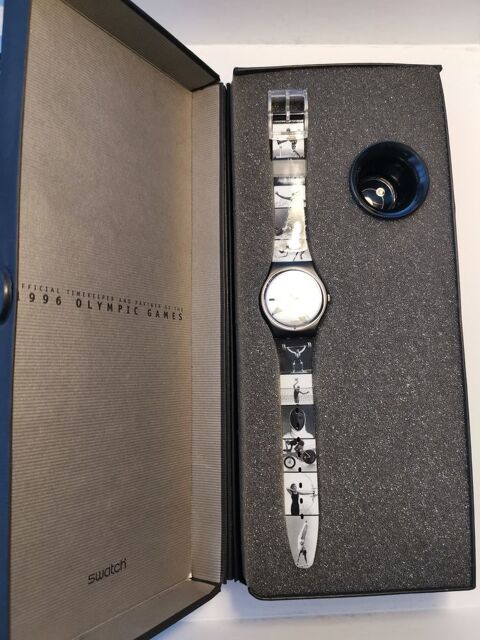Coffret Swatch JO ATLANTA 1996 NEUF ,montre + loupe, AG 1995 179 Nice (06)