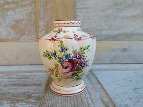Vase Pique-Fleurs Fa�ence de Clamecy Roger Colas 35 Loches (37)