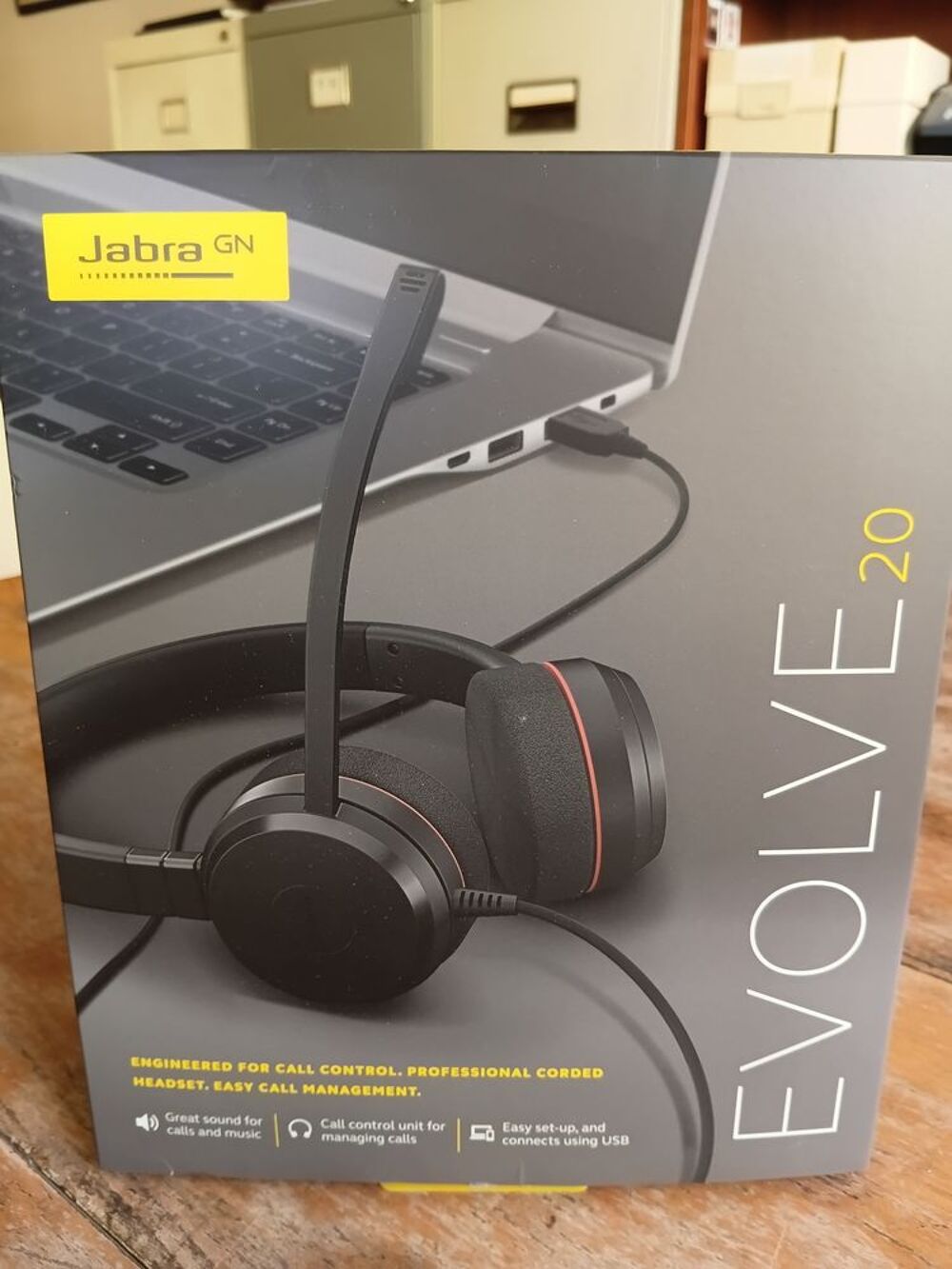 Ecouteurs "Evolve" 20 de la marque Jabra Audio et hifi