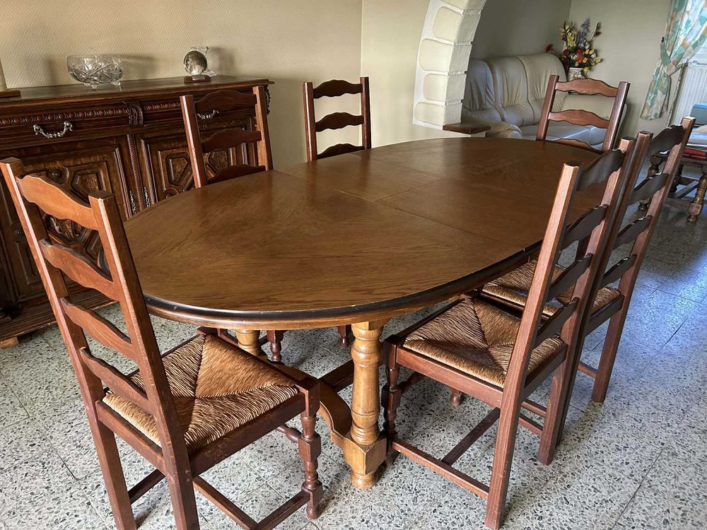 table et 6 chaises salle &agrave; manger Meubles