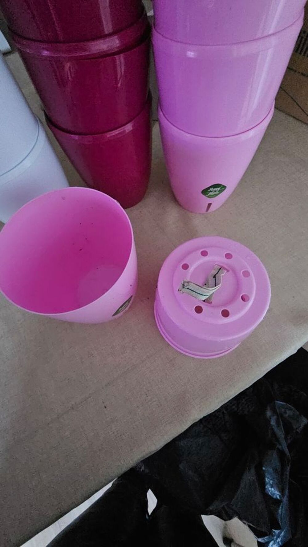 Pot de fleur avec r&eacute;servoir d'eau Jardin