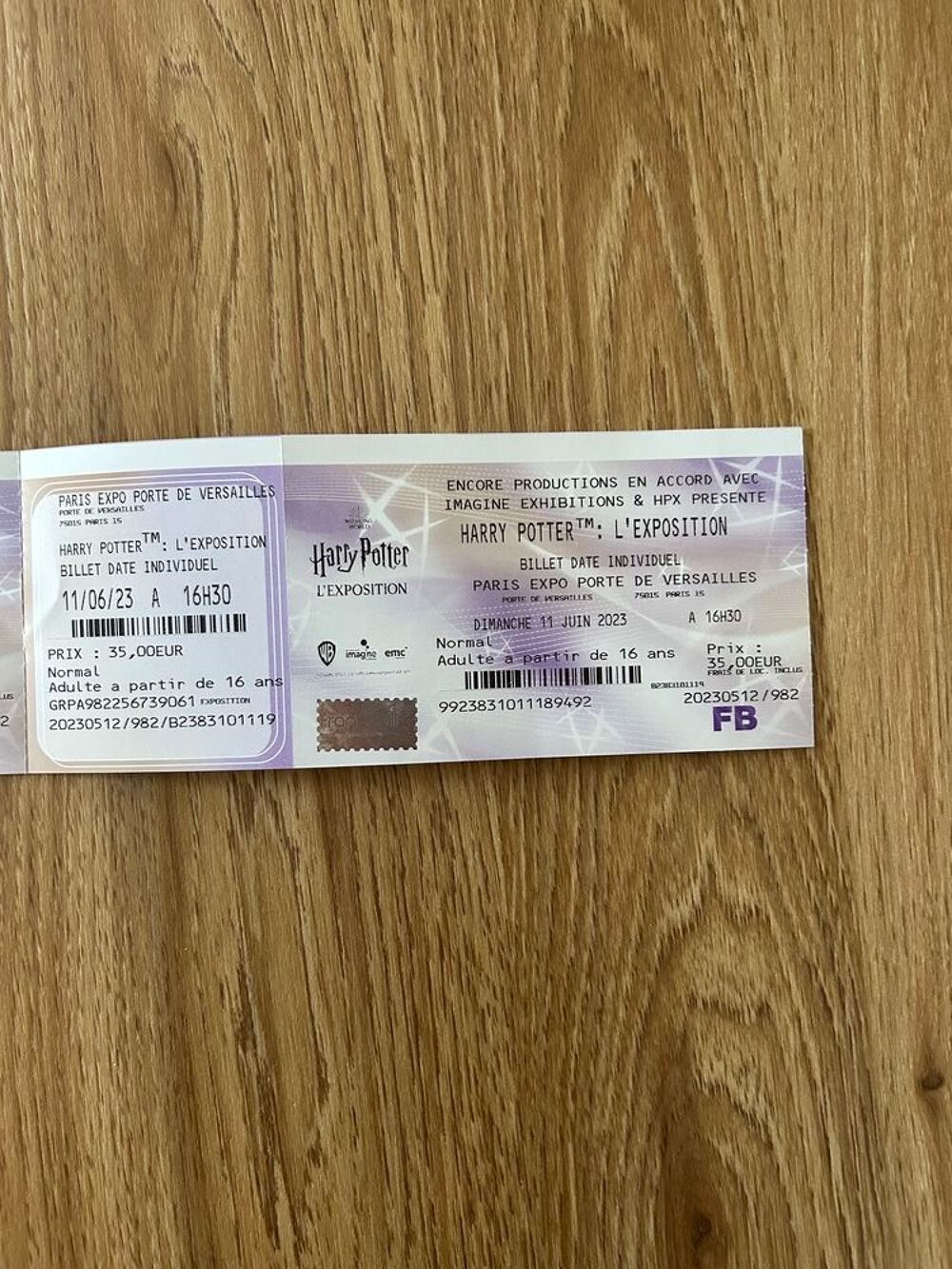 Billets Exposition Harry Potter Billetterie