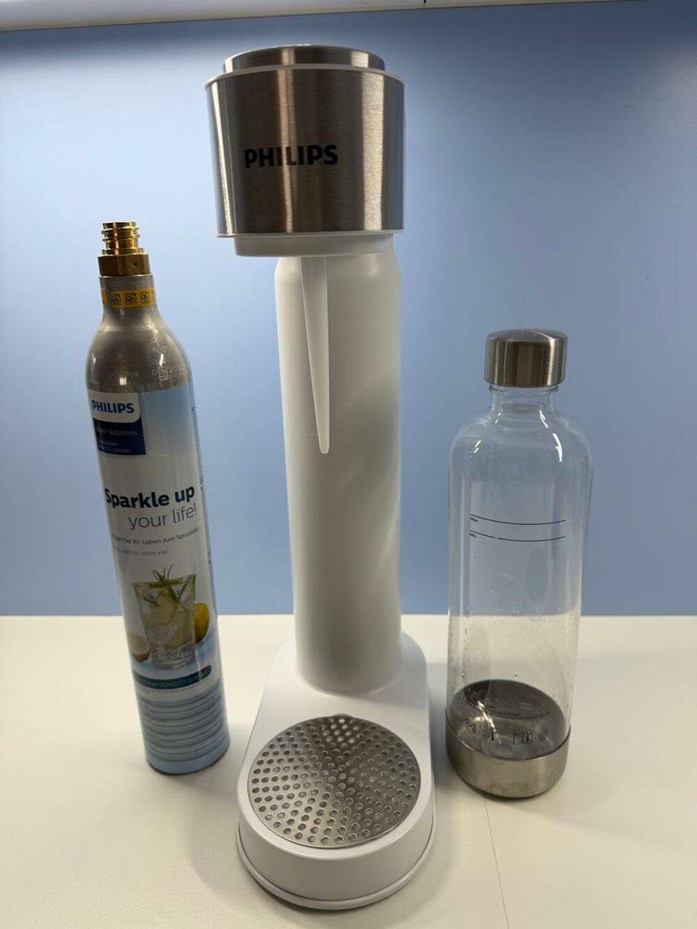 MACHINE A SODA "&nbsp;PHILIPS&nbsp;" GoZero Blanche avec GAZ Cuisine