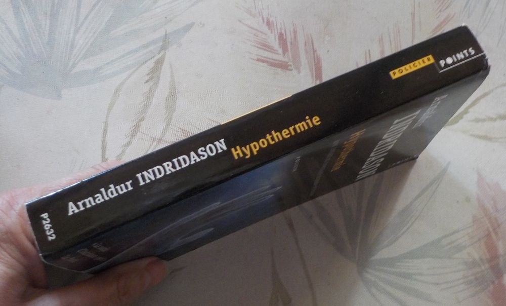 HYPOTHERMIE de Arnaldur INDRIDASON Ed. Sonatine Points Livres et BD