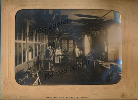 Photographie Manufacture Nationale des Tabacs Bordeaux 1919 110 Loches (37)