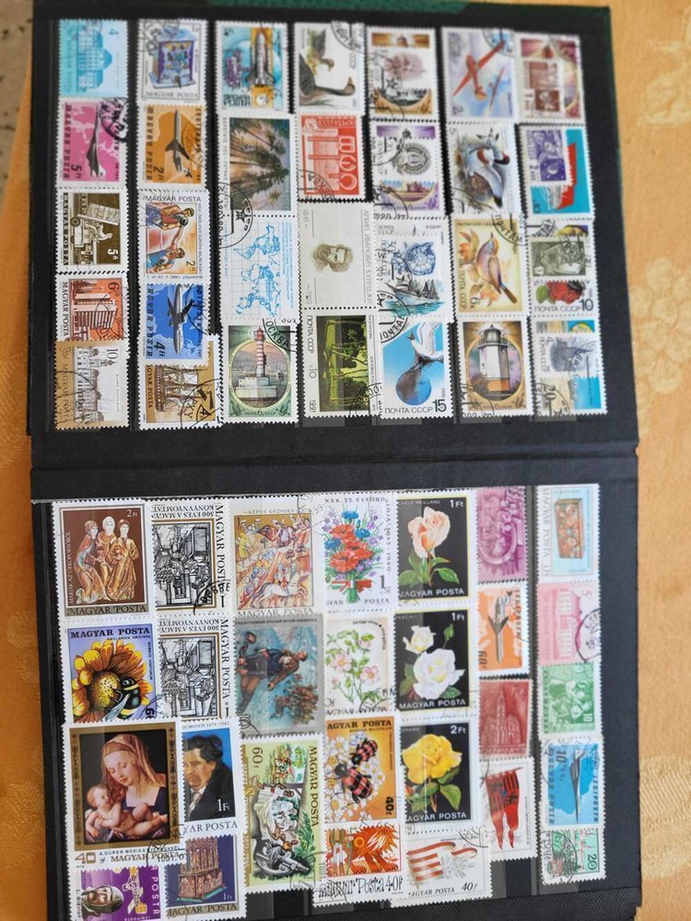 Collection de Timbres poste de France Europe et &agrave;‰trangers 