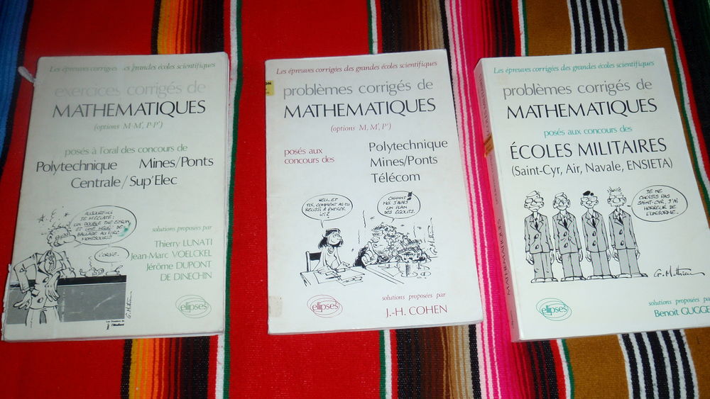 Livres de Math&eacute;matiques classes pr&eacute;paratoires scientifiques Livres et BD