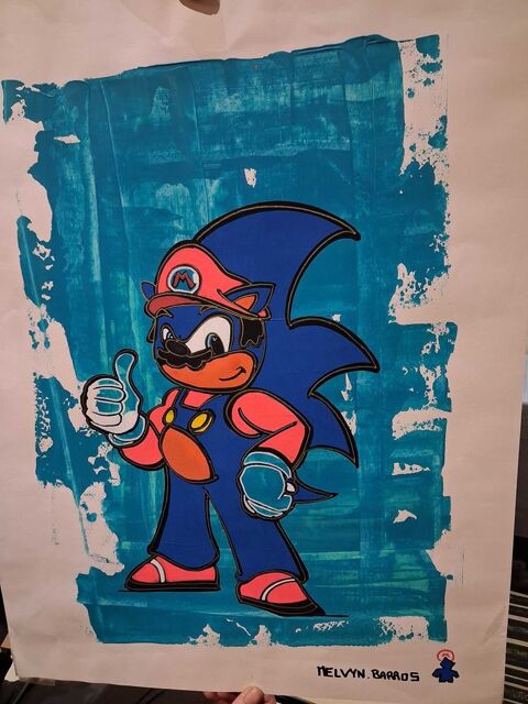 tableau mario sonic Amiens (80)