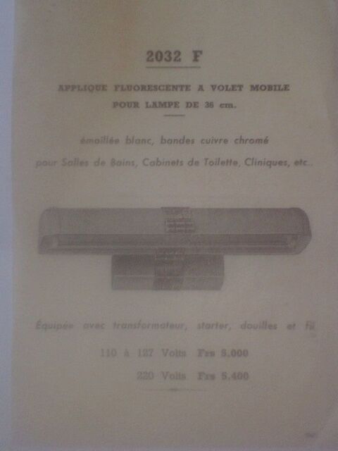 Eclairage Applique fluorescente volet mobile lampe de 36 0 Nrac (47)
