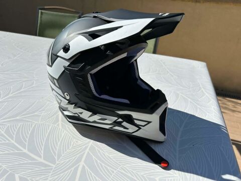 Casque moto SWAP'S S818 Blanc / Noir Taille M 60 Rurange-l�s-Thionville (57)