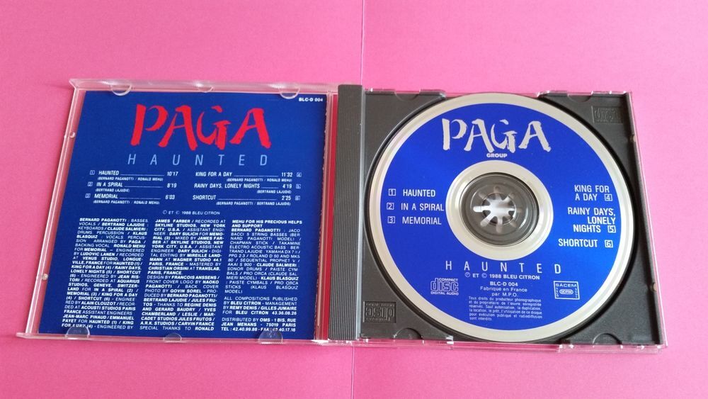 PAGA HAUNTED CD CD et vinyles