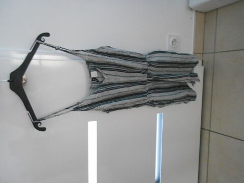 Combi-short noir et blanc Divided H&M neuve Taille 36/S 9 Retiers (35)