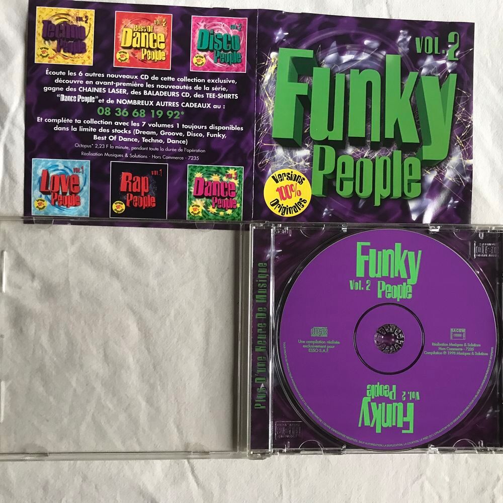CD Funky People Vol.2 Versions 100% Originales ESSO Collect CD et vinyles