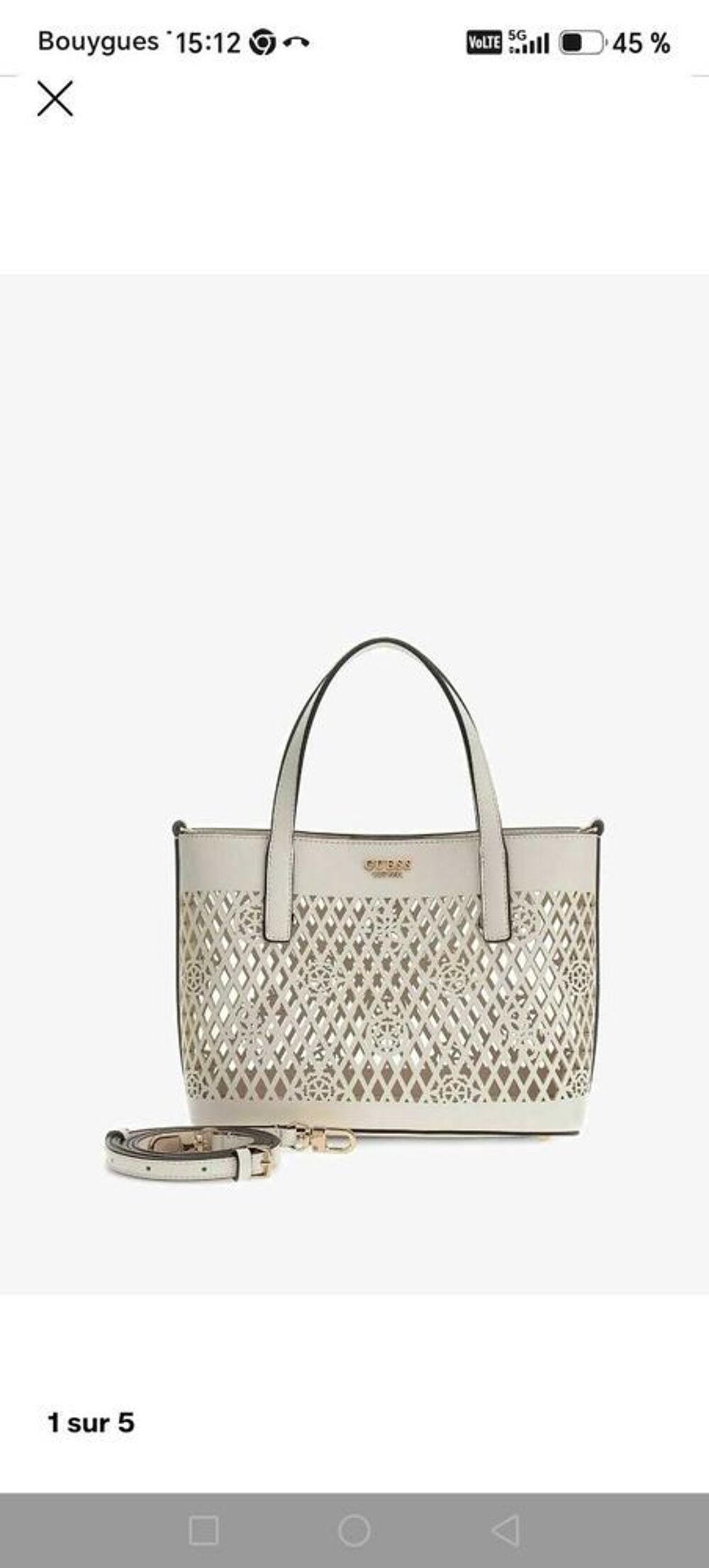 sac Guess bandouli&egrave;re avec pochette zipp&eacute;e Maroquinerie