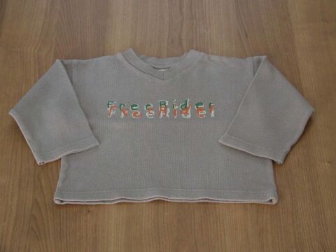 Pull Beige fonc�, col en V, 24�mois 3 Bagnolet (93)