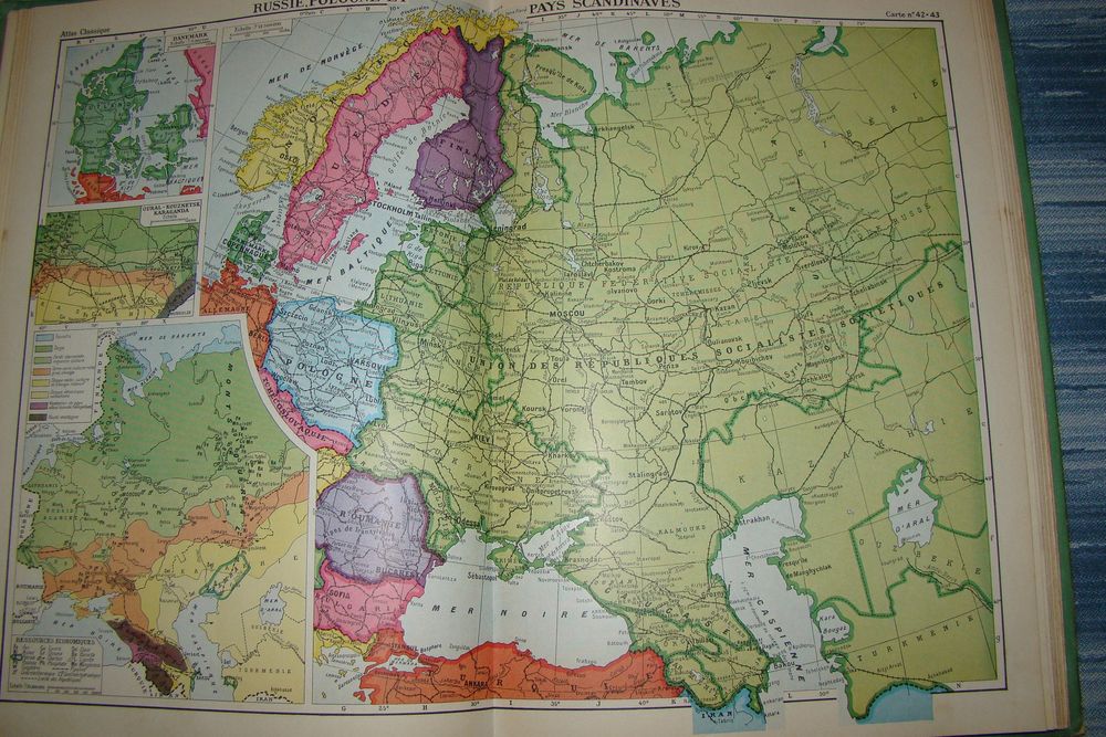 Ancien Atlas classique - Schrader &amp; Gallou&eacute;dec 1953 
Livres et BD