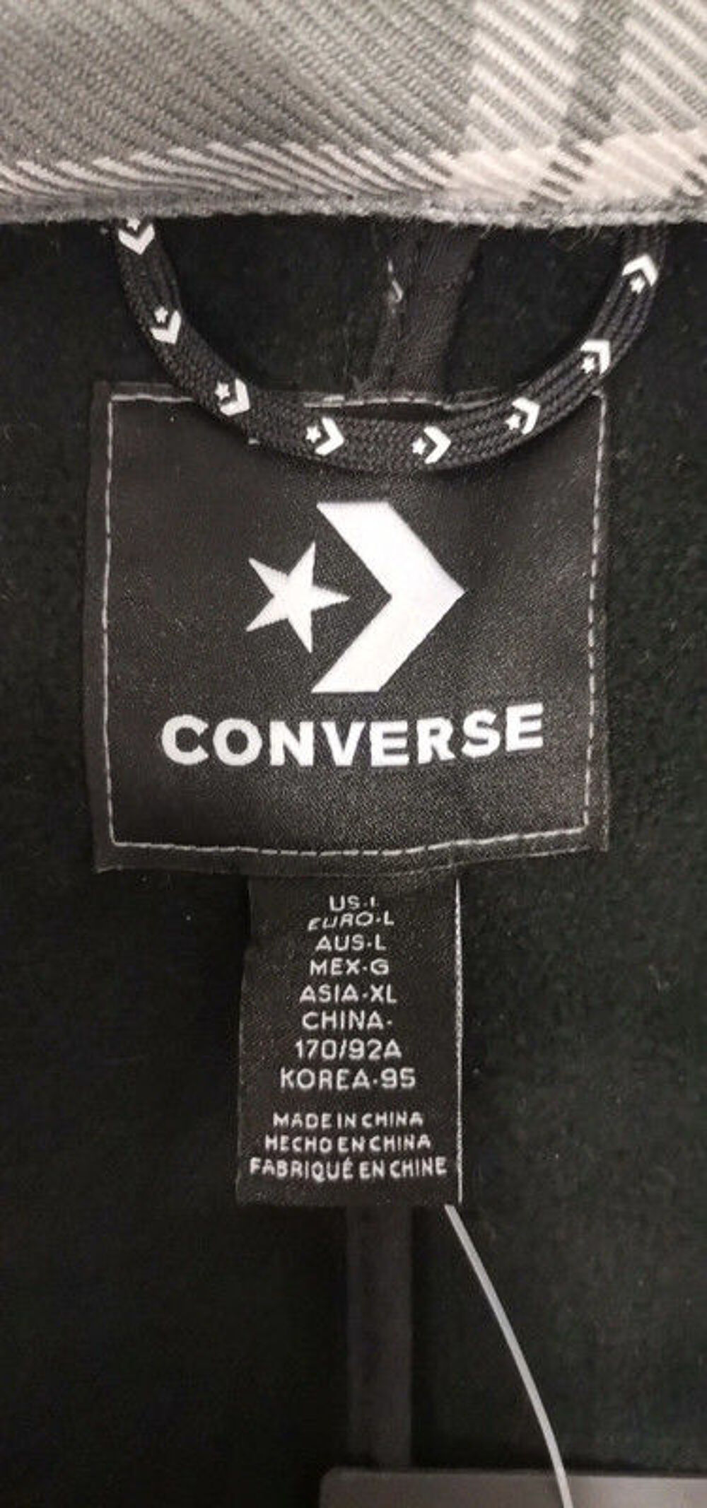 Surchemise chaude neuve oversize Converse taille L Vêtements