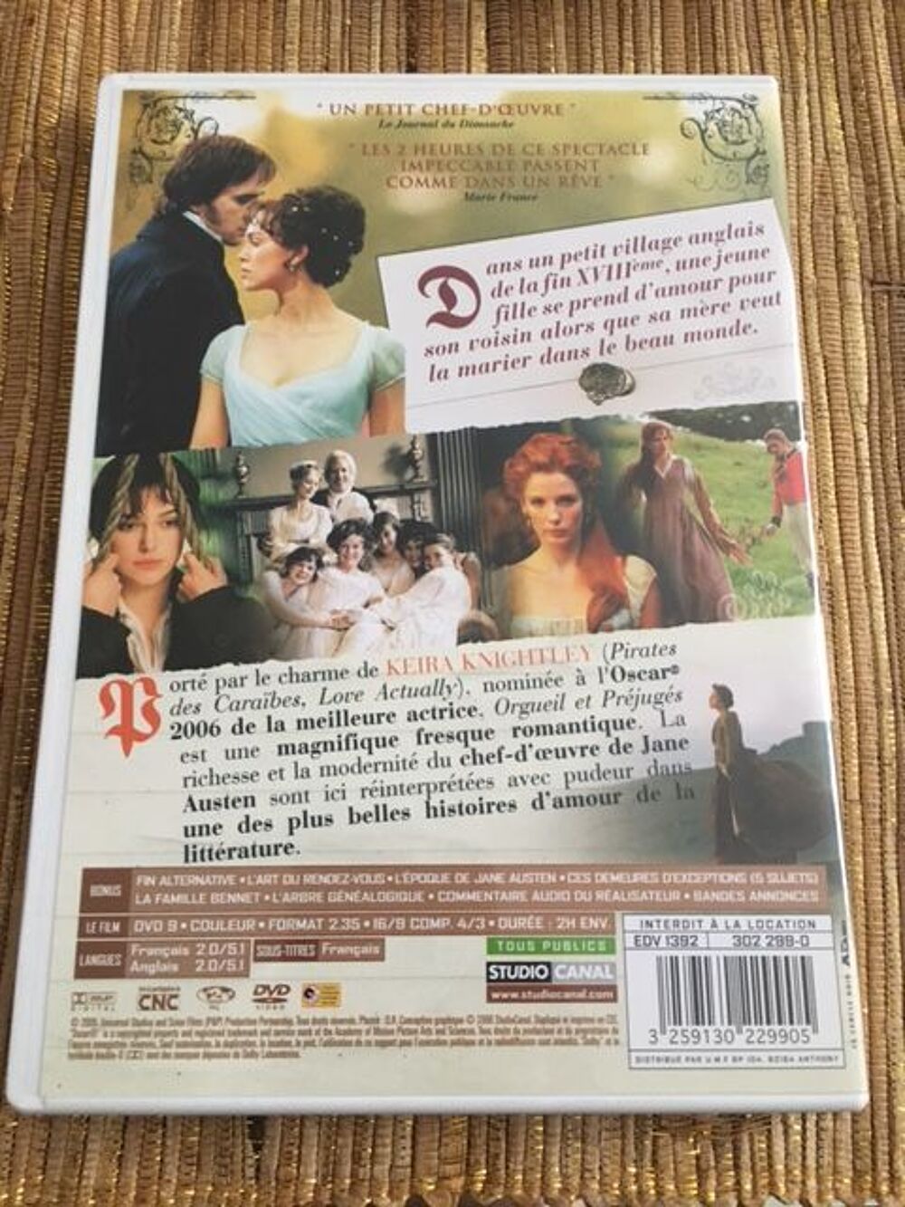 DVD Orgueils et Pr&eacute;jug&eacute;s DVD et blu-ray