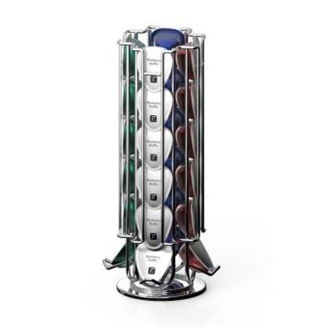 Porte-capsules rotatif Tavola Swiss Ceylon Acier 24 capsules 19 Avion (62)