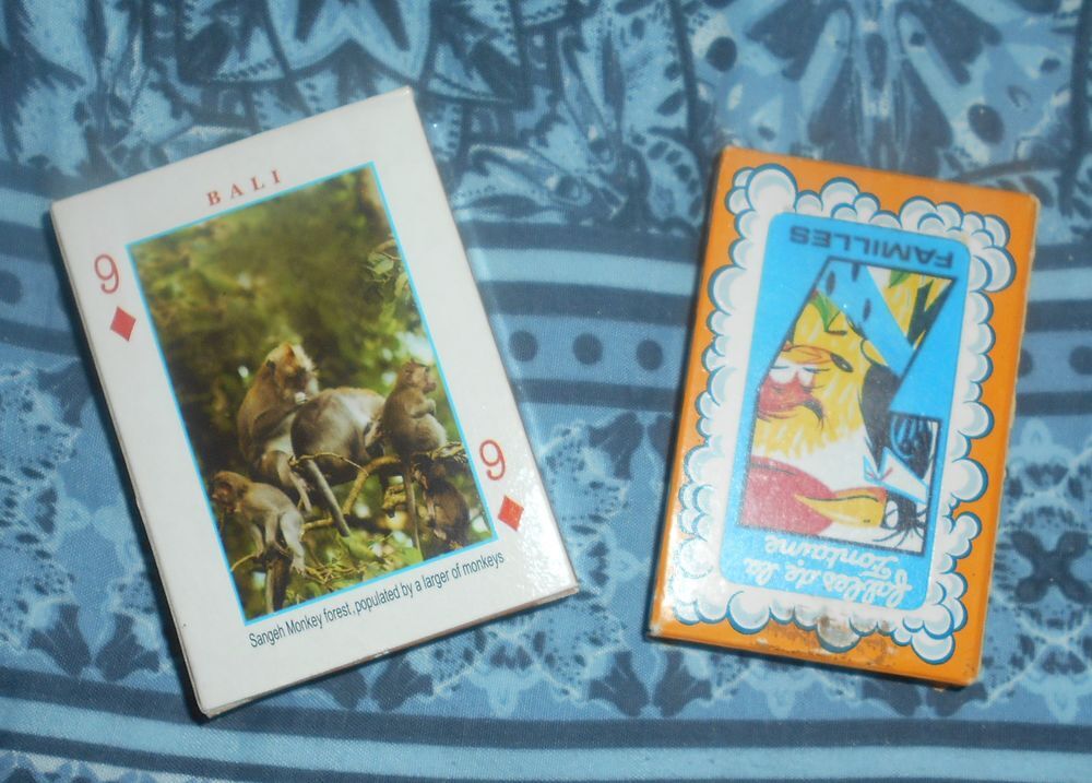 2 jeux de cartes : BALI et Fables de la Fontaine (nfs) 