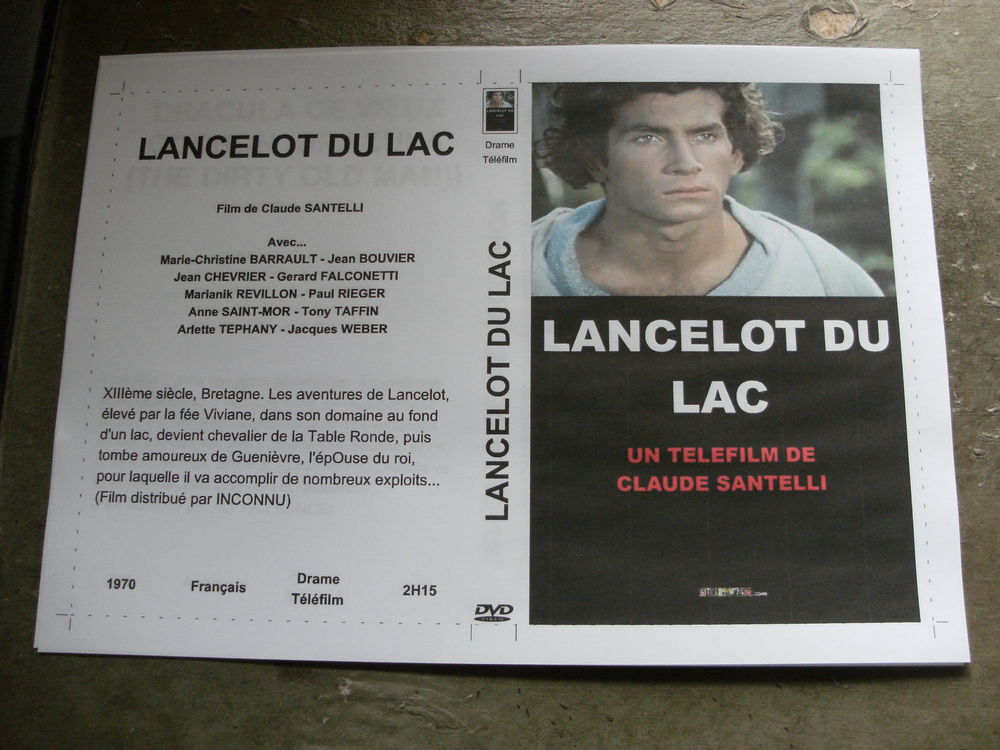 Film : " Lancelot du lac " DVD et blu-ray