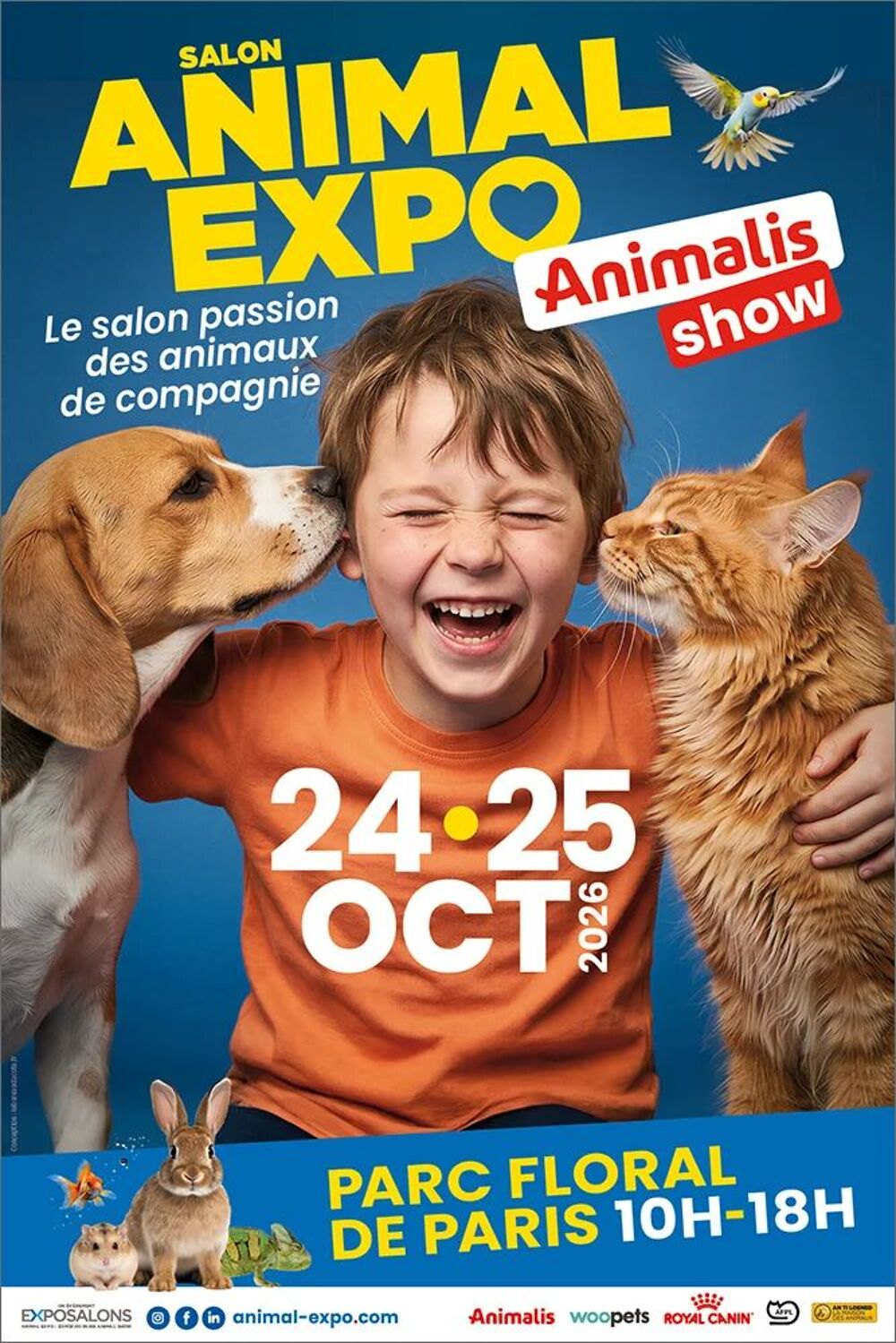 2 billets le salon Animal Expo les 24 et 25 octobre &agrave; Paris Billetterie