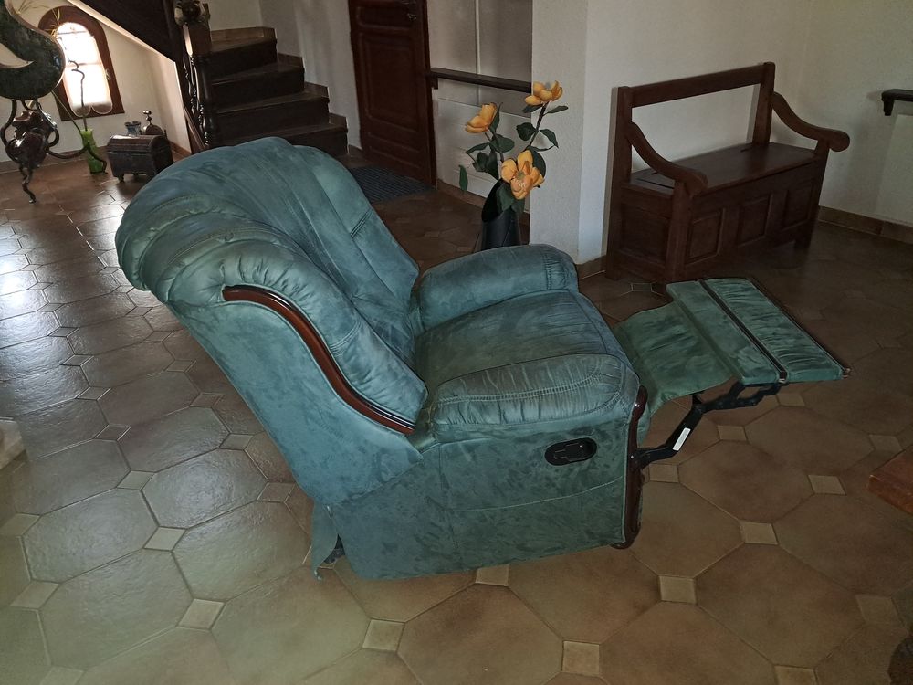 Fauteuil inclinable vert Meubles